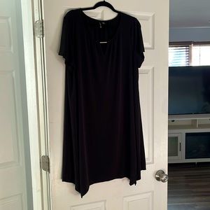 Black Short Sleeved Dress